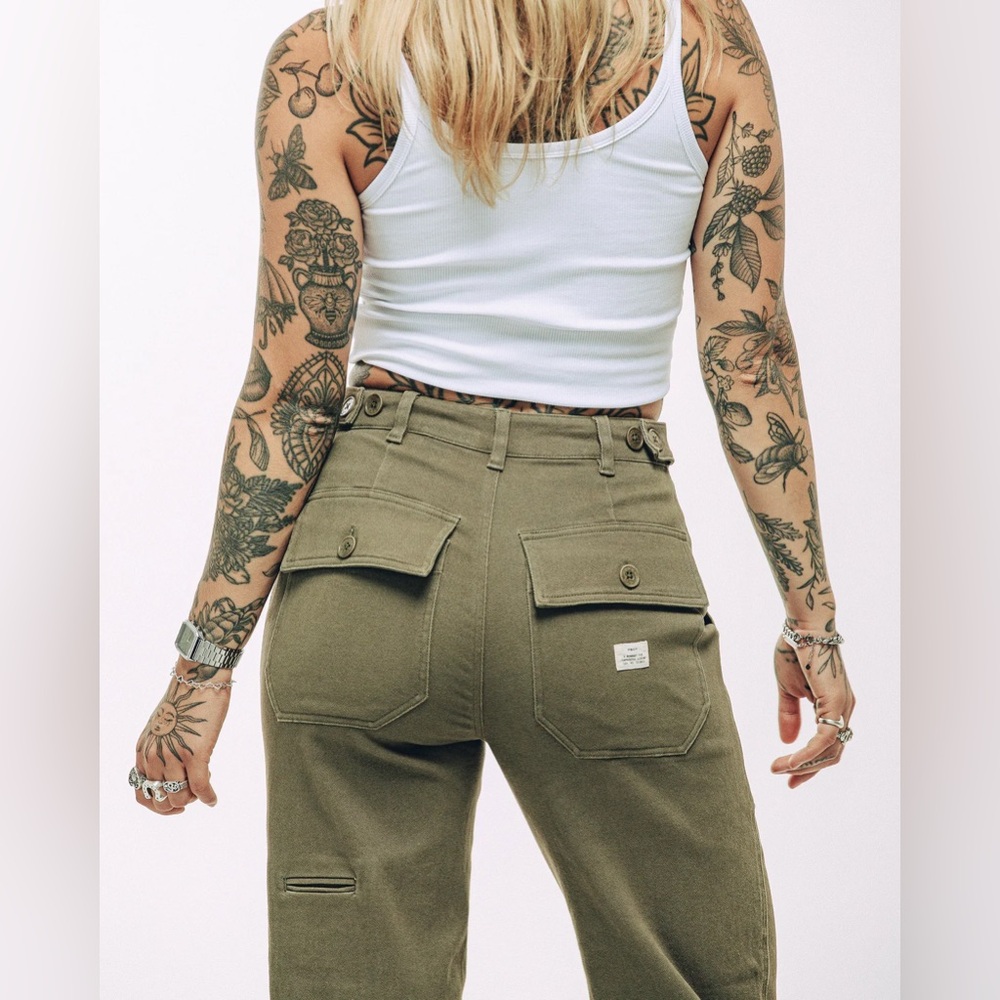 P&Co Service Fatigue Pants - Olive